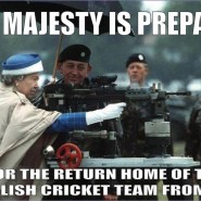Queen Elizabeth Prepares For English Cricket Team Homecoming